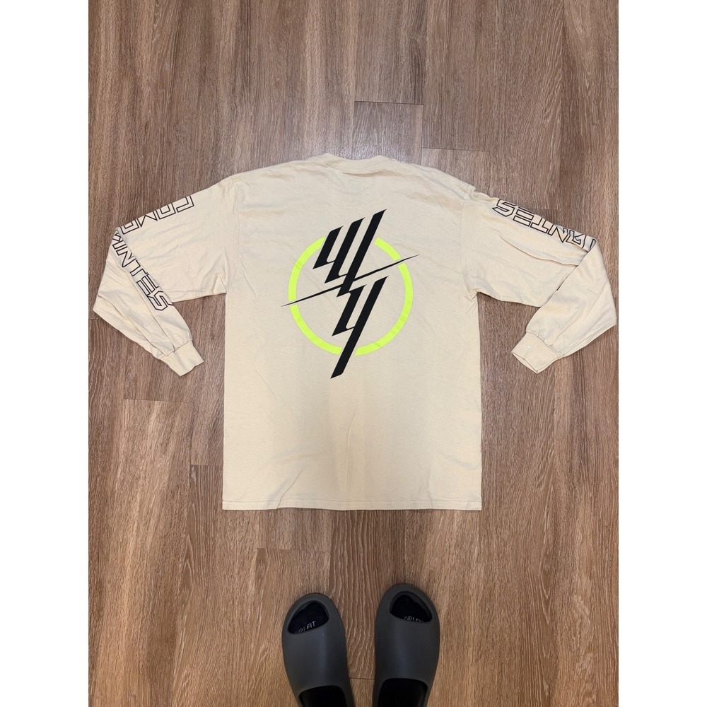 The Thread Shop 5 Seconds of Summer‎ 5SOS Tour Long Sleeve Shirt Tan Neon Large